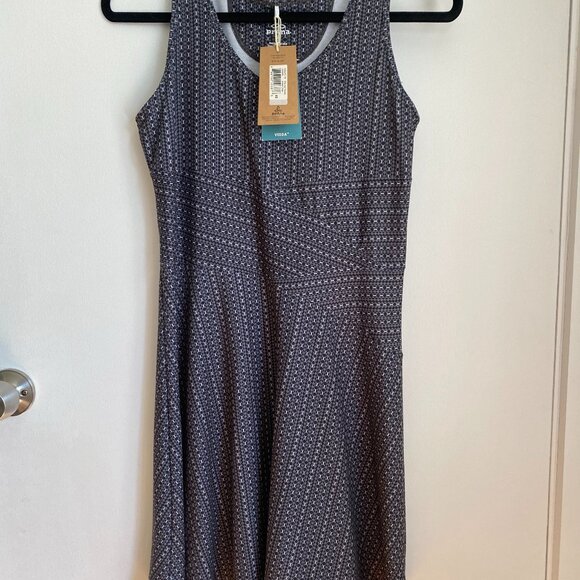 PrAna Amelie Dress, charcoal parade, tank. New with tags. - Picture 1 of 5